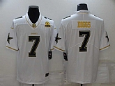 Nike Cowboys 7 Trevon Diggs White Gold Est 1960 Patch Vapor Limited Jersey Dzhi,baseball caps,new era cap wholesale,wholesale hats